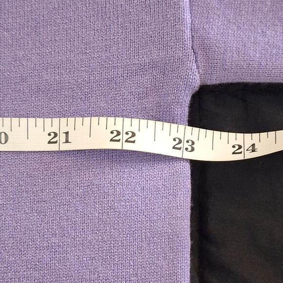 First Love by Lovelyn Sweater Women's Medium Lavender Classic Preppy Spring Y2K - Picture 4 of 6